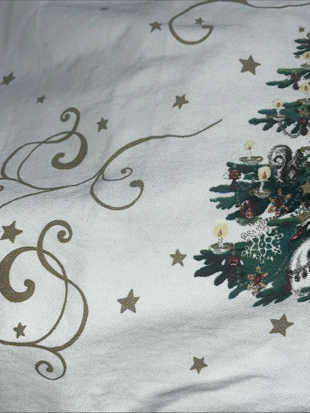 Williams Sonoma ‘Twas the night before Christmas - Set of 2 Napkins Good Cond🎅🎄